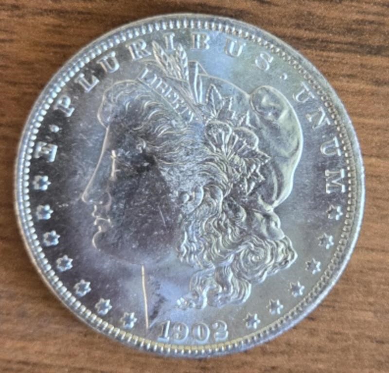 1902-O Morgan Dollar