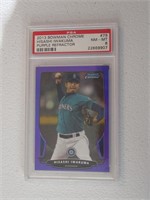 2013 BOWMAN CHROME HISASHI IWAKUMA NM 8 PSA