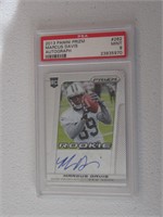 2013 PANINI PRIZM MARCUS DAVIS RC AUTO MINT 9 PSA