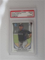 2014 BOWMAN CHROME DANIEL WINKLER MINT 9 PSA