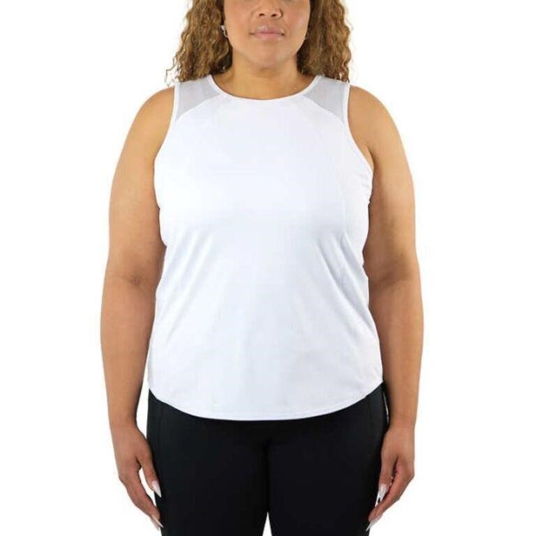 Spyder Women’s XL Activewear Tank Top, White Extra