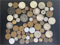 Foreign Coin Lot Incl. Some Silver
