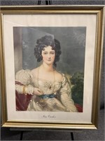 Vintage Print of Victorian Era Lady