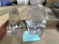 Viking Glass Busts