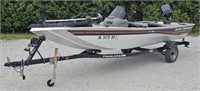 (BJ) 2010 Mercury Pro Bass Tracker 16 Fishing