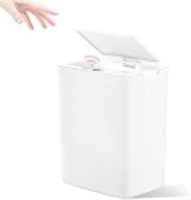 White Automatic Sensor Trash Can