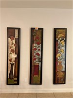 3 Colorful Wall Art Panels