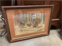 34” by 26” wild turkey Ray Harm picture noship