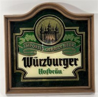 Wurzburger Hofbrau Imported German Beer Sign