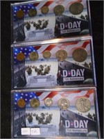3--  D-DAY 75TH ANNIVERSARY US COIN SET