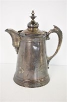 19TH CENTURY SILVER PLATED COFFEE POT BY WILCOX