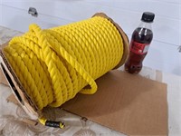 Partial roll of 1/2" nylon rope
