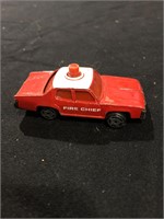 Vintage Summer Metal S 8583 Fire Chief Car
