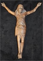 16th-18th Century Hand Carved Wood Corpus of Jesus