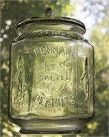 Vintage 5c Planters Peanut Counter Jar