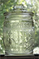 Vintage Planters Peanut Counter Jar