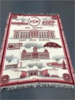 East Side (Des Moines, IA) Throw Blanket New in Bg