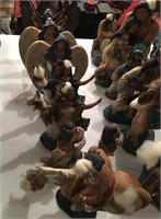 Ceramic Native American Figurines