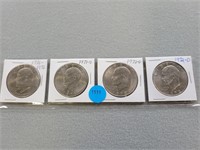 1976, 1971d and 2-1972d Eisenhower dollars. Buyer