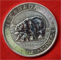 2015 Canada $ Commemorative 1.5 Ounce Silver