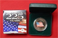 2001 Sterling Silver 225 Years Commemorative Medal
