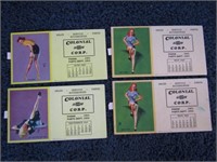 4-- COLONIAL CHEVROLET "PIN-UP" CALENDARS