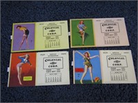 4-- COLONIAL CHEVROLET "PIN-UP" CALENDARS