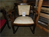 Antique Rocking Chair, Matches Lot 71 And 73