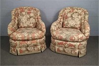 2x The Bid Baker Furniture Slipper Chairs