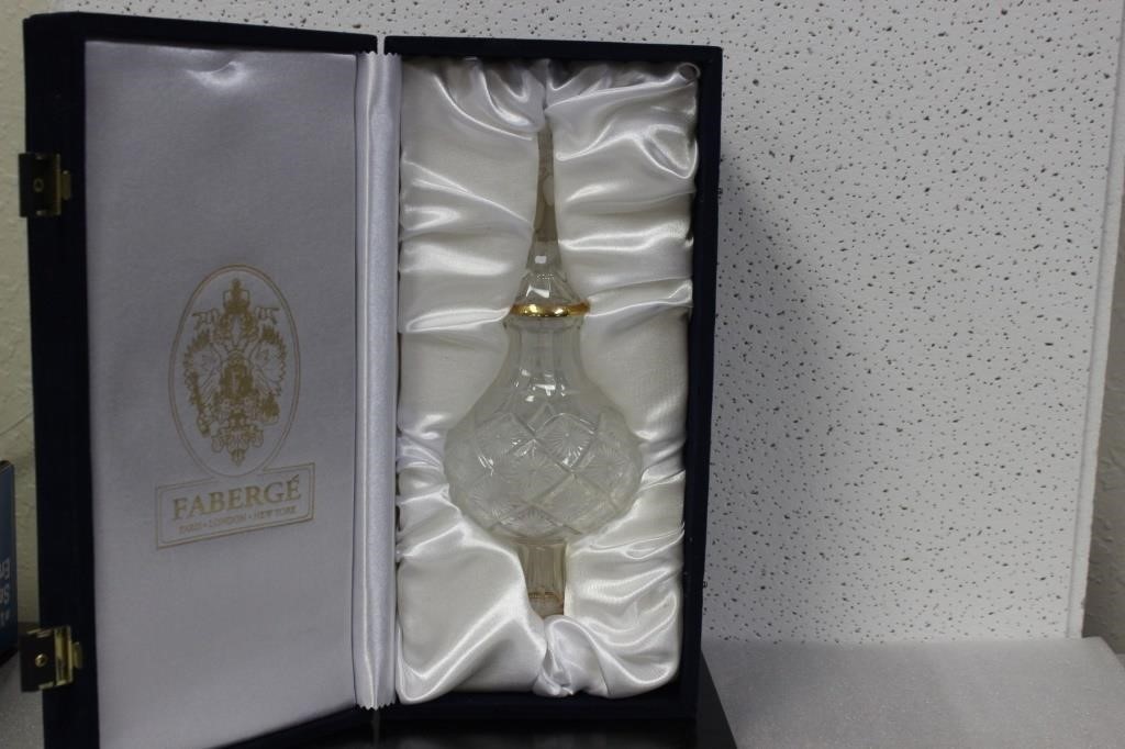 A Faberge Glass Coronation Tree Topper