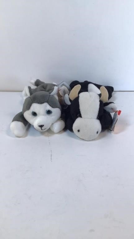 New Lot of 2 Beanie Babies