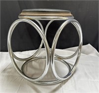 Modern chrome stool