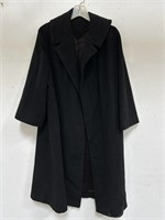 Vintage black cashmere coat