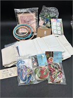Embroidery/Needlepoint- Hoops, Kits, Thread/Yarn