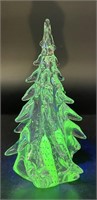 Large Wilkerson Hand Blown Christmas Tree UV