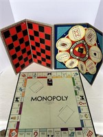 Vintage Rummy, Checker, Monopoly &Other Games