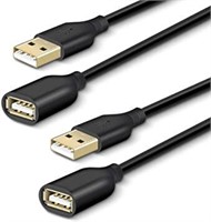 Fasgear USB 2.0 Extension Cable 3m (2pk)
