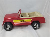 Tonka 53122 Red Jeep Jeepster, Pressed Steel