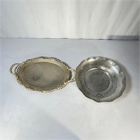Silver Serving Plates