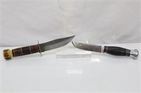 Aerial Knife 8 ½”, Blade 4 ½” & Remington Knife 7