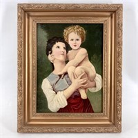Reproduction Bouguereau Painting on Board