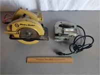 B & D Scroll Saw & Circular Saw