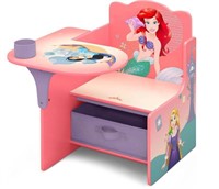 DELTA CHILDREN Disney Princess Chair Desk with Sto