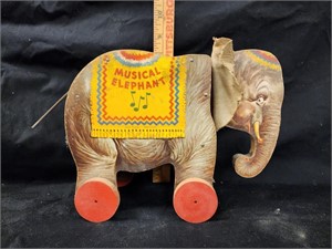 Antique Musical Elephant