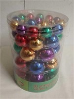 41 piece glass ornament set looks new in package