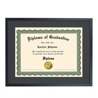 LTYHHK Picture Frame 12x15 Diploma Frame with Bla