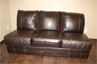 Leather Sofa 18 x 74 x40 x 36