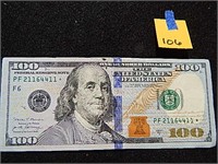 2017-A US $100 Star Note