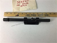 Vintage Weaver G4 scope with side mount.