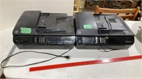 2 HP print, fax, scan, copy machines